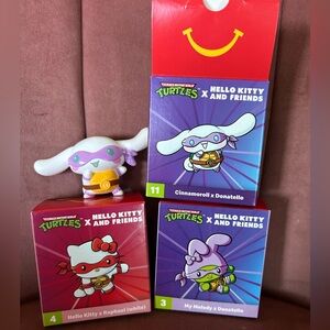 Sanrio McDonald’s Hello Kitty x Ninja Turtles Figures